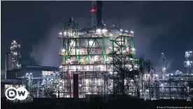  ?? ?? The PCK Schwedt refinery is facing an uncertain future amid a looming EU oil embargo