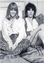  ?? Picture: Getty. ?? Keith Richards and his former wife Anita Pallenberg.