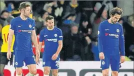  ?? GETTY IMAGES ?? Chelsea have lost backtoback games by threegoal margins for the first time since 1995.