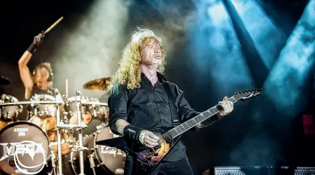  ??  ?? I Megadeth, nel cartellone di «Rock the castle» Ruggito