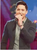  ??  ?? Alden Richards performs during the Christmas Special