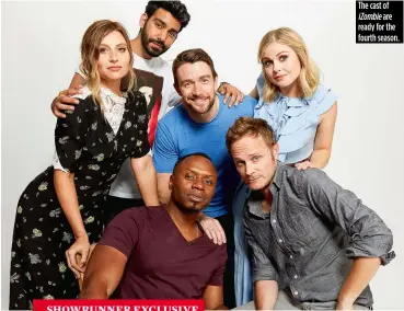  ??  ?? The cast of iZombie are ready for the fourth season.