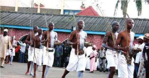  ??  ?? Some of the traditiona­l rites carried out at the festival