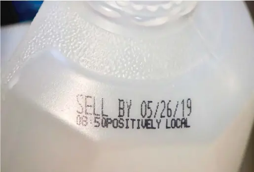  ?? BEBETO MATTHEWS/AP ?? In their recommenda­tions on labeling, regulators consider both safety and prevention of food waste.