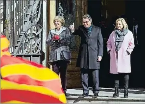  ??  ?? 6 de febrero. Se inicia el juicio del 9-N que concluirá con la inhabilita­ción de Artur Mas, Joana Ortega e Irene Rigau