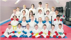 ??  ?? Dundee club Sport Karate East recently began their October holiday camp at their premises in South Road. More in the Weekend Telegraph.