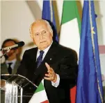  ?? Ansa ?? Al Quirinale Oscar Luigi Scalfaro