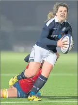  ??  ?? TOUGH TALKING: Lisa Martin says the battle against Ireland has given the Scotland players more inner belief.