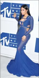  ??  ?? La cantante durante la entrega de premios MTV en 2016 ■ Foto Afp