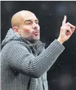  ??  ?? Pep Guardiola