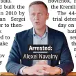  ??  ?? Arrested: Alexei Navalny