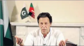  ?? AP ?? ▪ Imran Khan declares victory for his party in the country's general elections on Thursday.