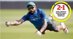  ?? Reuters file ?? Virat Kohli has fond memories of the 2015 tour of Sri Lanka. — India rallied to beat Sri Lanka during the 2015 tour