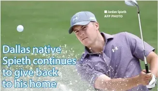  ?? AFP PHOTO ?? Jordan Spieth