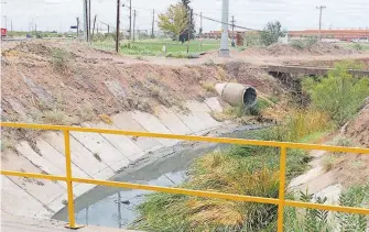  ?? / SAÚL PONCE ?? El dren pluvial que captará el agua de las lluvias.