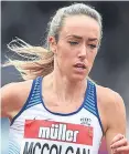  ??  ?? Eilish McColgan: fourth in the UK All-Time rankings.