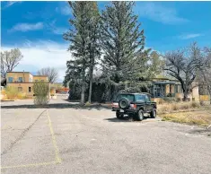  ?? TEYA VITU/THE NEW MEXICAN ?? Developers behind the proposed Washington Inn at the McKee building property want to add a two-story, 11,175-square-foot structure where most of the guest suites would be.