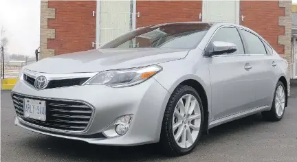  ?? L E S L E Y WI MB U S H / D R I V I NG ?? The 2015 Toyota Avalon sports first- rate materials inside and a level of quiet more often found in premium luxury vehicles.