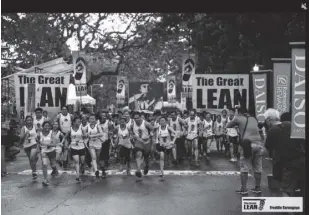  ??  ?? Almost three decades after Lean’s death, the Great Lean Run was organized in 2015 by SAMASA using an innovative and historical approach to teach the new generation lessons on martial law.