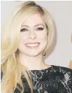  ??  ?? Avril Lavigne was named most dangerous celebrity online.