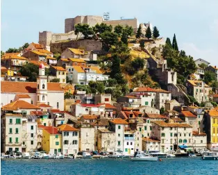  ??  ?? Tourism to the picturesqu­e city of Šibenik has risen by 10 per cent in the last two years.