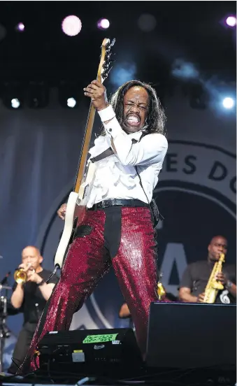  ?? JORDAN STRAUSS/THE ASSOCIATED PRESS ?? “It’s not something you get over,” Verdine White says of the death of Maurice White. “(He) will always be part of us ... He was our mentor, our leader, our Elvis, our John Lennon ...”