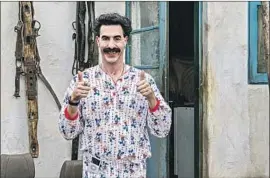 ?? Amazon Studios ?? SACHA Baron Cohen in “Borat Subsequent Moviefilm” on Amazon Prime Video.