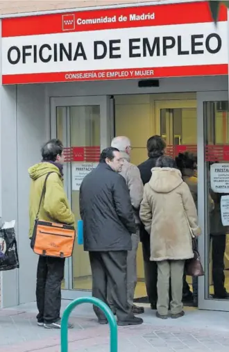  ?? EFE ?? Oficina de empleo de la Comunidad de Madrid.