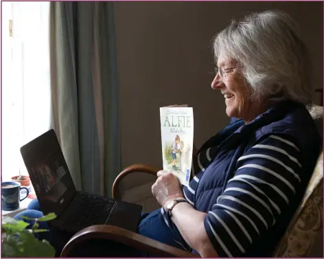  ??  ?? Main image: Jenny Mollison reading to her grandson