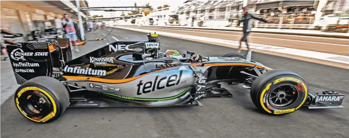  ??  ?? Este fue el automóvil Force India de la temporada anterior