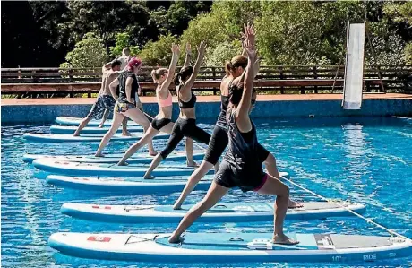  ?? SUPPLIED ?? Paddle board yoga is part of the festival.