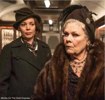  ??  ?? Murder On The Orient Express