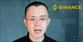  ?? Associated Press ?? Binance CEO Changpeng Zhao on Tuesday after calling for a global regulatory framework for crypto markets.