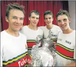  ?? Picture: FILE ?? PAST VICTORY: 2010 Buffalo Regatta Grand Challenge winners, from left, Andrew Polasek, Lawrence Brittain, James Thompson and Matthew Brittain