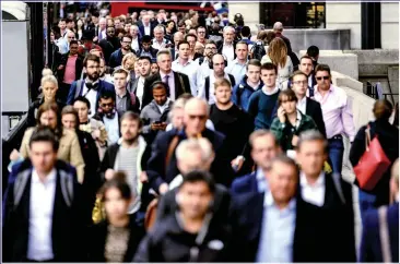  ?? ?? CROWDED PLANET: The UK’s population has risen from 50 million in 1950 to 68 million today