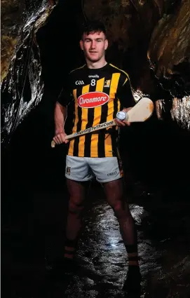  ?? EÓIN NOONAN/SPORTSFILE ?? Richie Leahy at the launch of the Bord Gáis Energy U-21 All-Ireland Hurling Championsh­ip at Mitchelsto­wn Caves