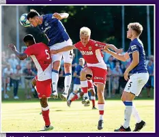  ?? GETTY IMAGES ?? Head boy: Keane plays against Monaco