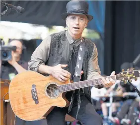  ?? Photo / Getty Images ?? Nils Lofgren says being on stage with Neil Young or Bruce Springstee­n gives him a freedom he doesn’t have as a bandleader.