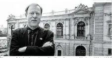  ??  ?? Einst angefeinde­t, heute legendär: Claus Peymann, Direktor 1986–1999