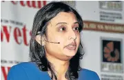  ?? /Sowetan ?? Harmonised approach: The Treasury’s Kershia Singh.