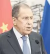  ??  ?? Sergei Lavrov