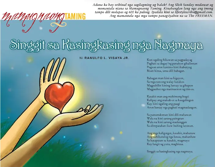 Singgit sa Kasingkasi­ng nga Nagmaya - PressReader