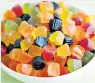  ?? ?? Sticky: M&S renamed the sweets ‘Mini Gems’ to avoid giving offence