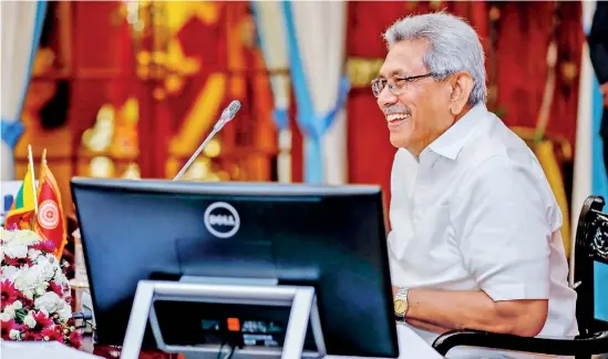  ??  ?? President Gotabaya Rajapaksa: People expect him to govern with clinical efficiency and single-minded determinat­ion to ensure a better nation for all