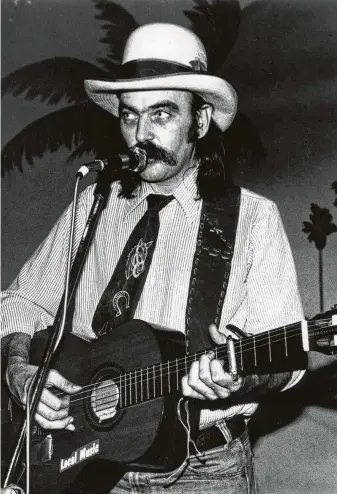  ?? Zephyr Records ?? Singer-songwriter Blaze Foley was a “gentle giant,” according to Lyle Lovett.