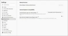  ??  ?? Here’s how to find the IE Compatibil­ity Mode options within Microsoft Edge.