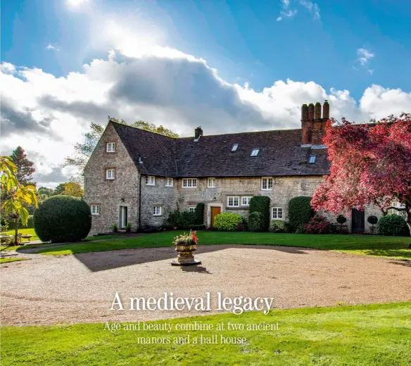  ?? ?? The Old Palace in Kent is listed Grade II* and sits in two acres of establishe­d gardens with 5,985sq ft of family accommodat­ion. £4.25m