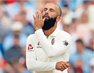  ??  ?? No show: Moeen Ali has turned his back on Test cricket in favour of a Twenty20 cash bonanza