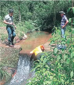  ?? FOTO: EL HERALDO ?? Las lluvias recientes han aumentado el caudal de la cuenca del río Guangololo, mejorando la cantidad de agua captada para enviar a las casas.