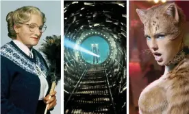  ??  ?? The first cut is the deepest … Mrs Doubtfire, Event Horizon and Cats. Composite: Allstar
